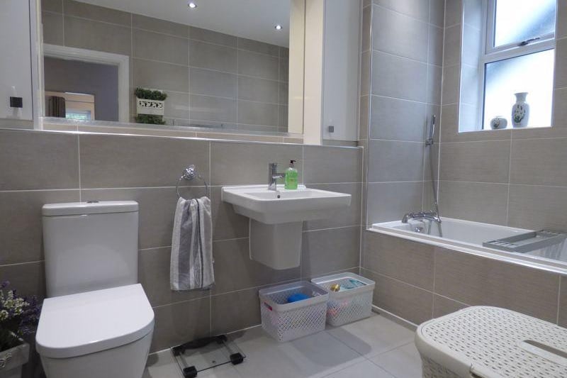 Guidem Park, Lancaster. The family bathroom at the property. Picture courtesy of Lancastrian Estates.