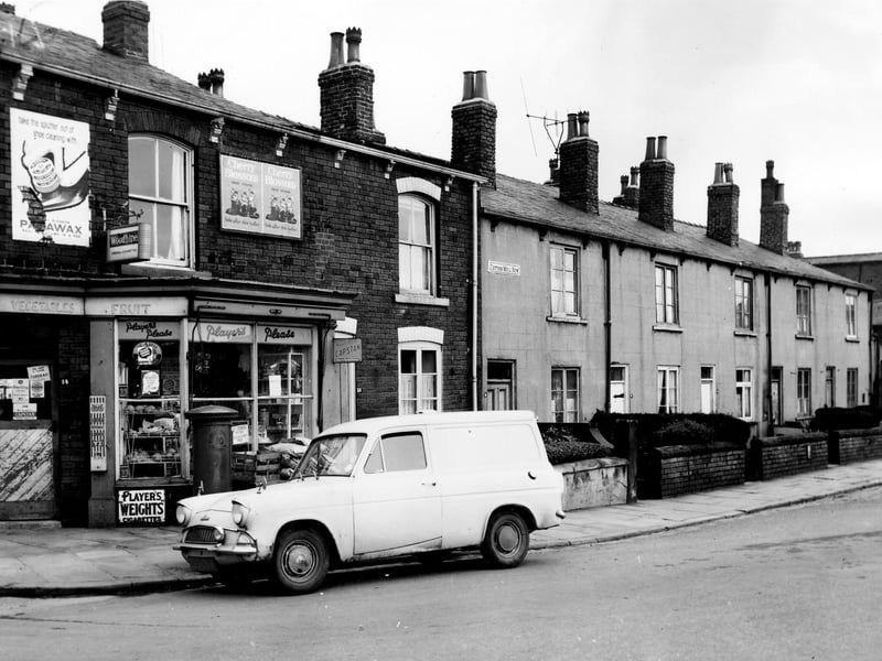 Cotton Mill Row in February 1966.