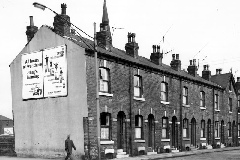 Barmouth Street in the March 1966. These properties were through houses with back entrances on Back Barmouth Street.
