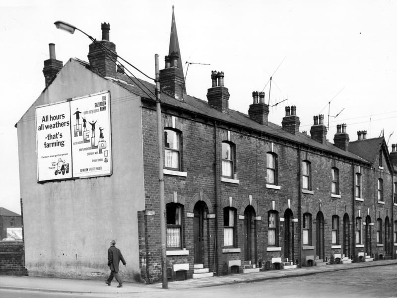 Barmouth Street in the March 1966. These properties were through houses with back entrances on Back Barmouth Street.