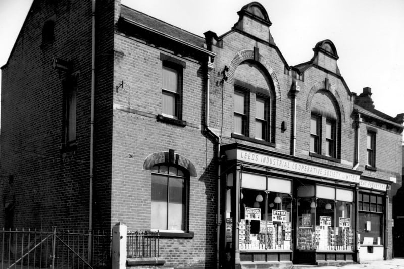 Leeds Industrial Co-operative Society Limited on Beatrice Place in April 1966.