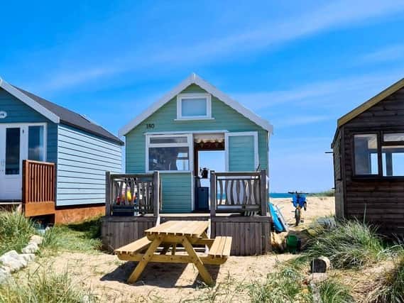 Britain's most expensive ever beach hut has gone on the market for a whopping £575k