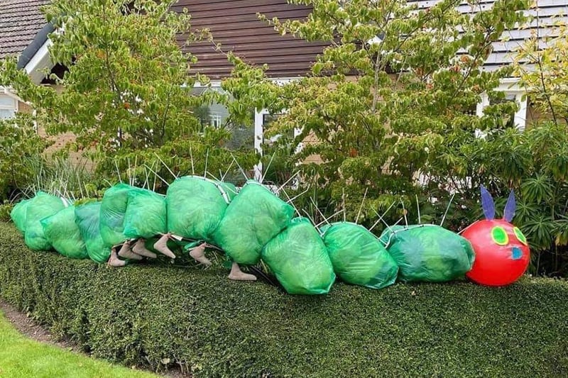 The Hungry Caterpillar was among the favourites at the Freckleton and Warton Scarecrow Trail
