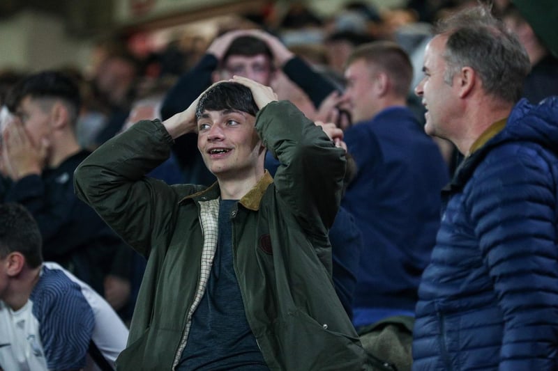 An agonising moment for this PNE supporter