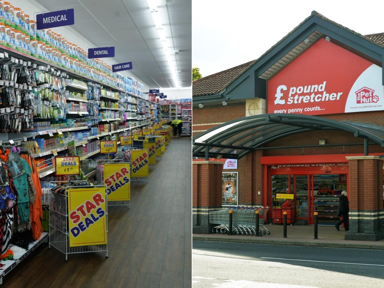 The new look Colton Poundstretcher.