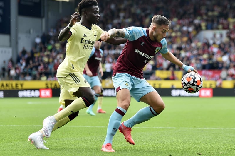 The midfielder's second half display alongside Westwood forced Arteta to make changes as the Clarets gained control in midfield. Used the ball sensibly in the first half and battled well off the ball after the break. Never stopped running.