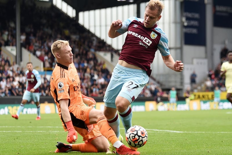 Made the world of difference when introduced early in the second half. The Clarets looked far more threatening with the Czech striker on the pitch. Stretched the play, got in behind and won the penalty that was eventually overturned. Needs to start.