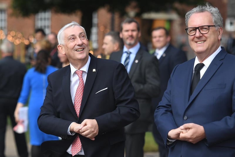 Lindsay Hoyle, Speaker of the House of Commons, and Richard Ferrand, the President of the French National Assembly.
Credit: ©UK Parliament/Jessica Taylor