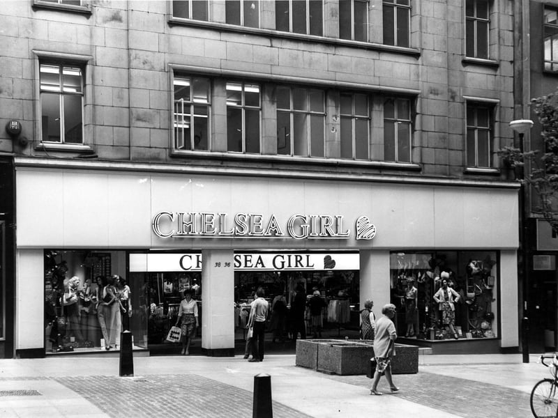 Do you remember Chelsea Girl on Albion Street? Pictured in February 1980.