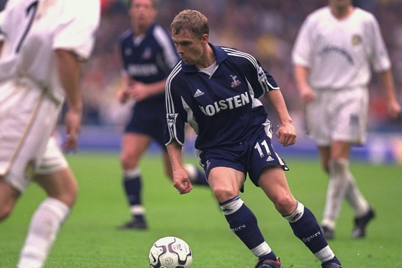 Tottenham Hotspur's Sergei Rebrov in action.