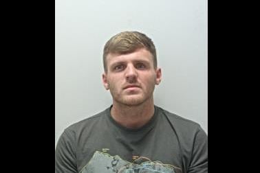 Liam Bottomley is wanted in connection with an assault, criminal damage and making threats to kill.

Bottomley is wanted following the incident which took place on September 15 at an address in Cornwall Avenue, Blackpool.

The 28-year-old, from Adstone Avenue, Blackpool, is described as 6ft tall of medium build with short fair hair.
