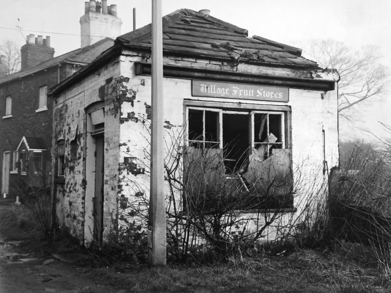 Seacroft village fruit store pictured in January 1970.