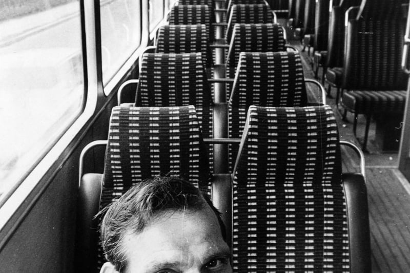 Do you remember bus driver-conductor Bernard Hartley pictured in May 1972? He was a familiar face to those who travelled on the 'Friendly 45' route from Stanks to Whitehall Road.