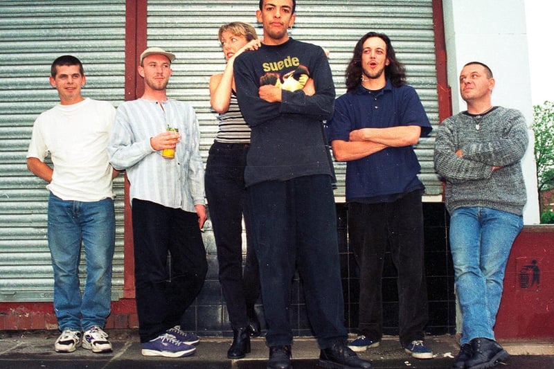 Wigan band Infusion in 1996
