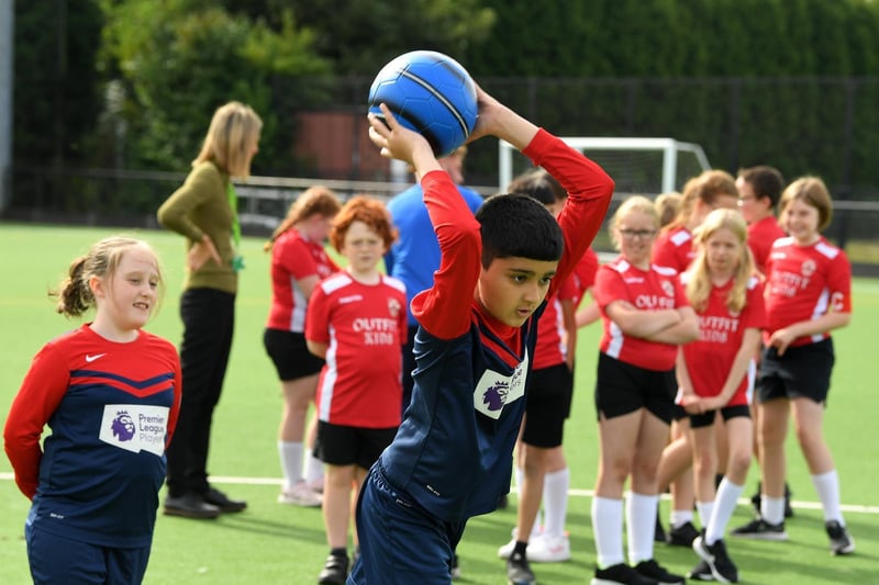 The children played numerous sports across four divisions.