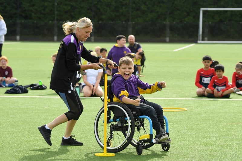 The Mini Skills Inclusion event was for pupils in Key Stage 2.
