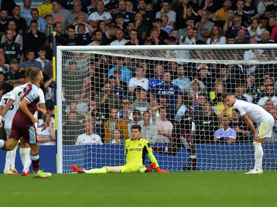 LATE PAIN - Leeds United were beaten by a late Michail Antonio goal at Elland Road as West Ham United fought back from a goal down. Pic: Bruce Rollinson