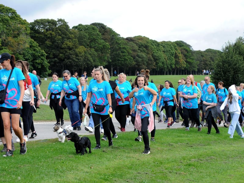 Those taking part completed either a short 2.5km walk, taking a gentle stroll around the historic estate, or the longer 6km walk which included the surrounding countryside