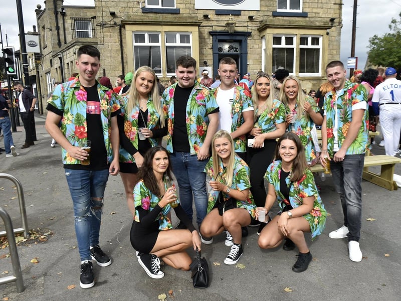 This group are clearly the organised bunch... and is that Elton John in the background?!