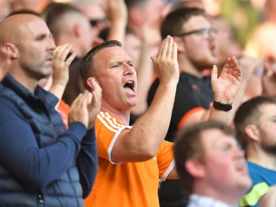 It was another raucous atmosphere at Bloomfield Road