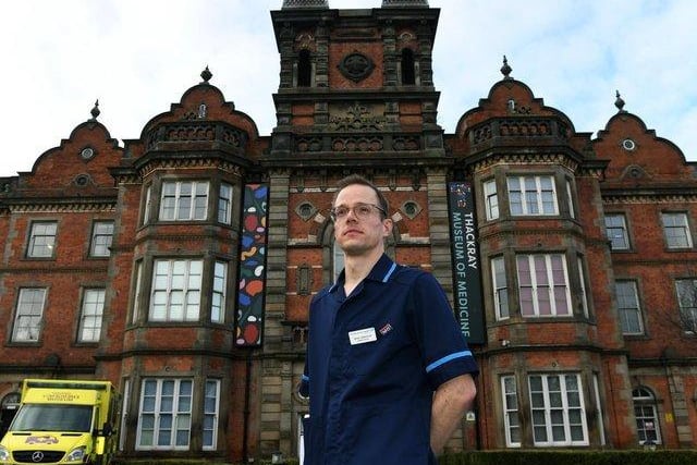 Josie Pennock: "Thackeray medical museum really good."
Jamie Calderwood, lead nurse in Leeds Teaching Hospital NHS Trust's Covid-19 Research Delivery Team, is pictured outside the Thackray Museum of Medicine. Picture: Jonathan Gawthorpe