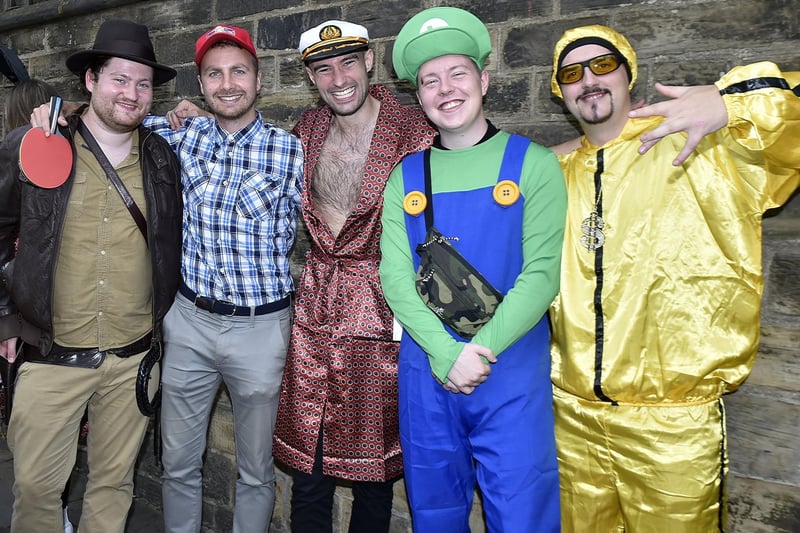Ali G, Luigi and a man with a hairy chest. Give us a clue?