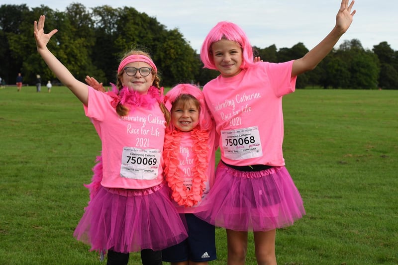 Pictured from left: Zara (aged 10), Freddie (aged 5) and Francesca Jury (aged 8) enjoying themselves in fancy dress