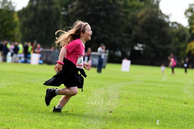 All smiles as people of all ages took part in the Race For Life