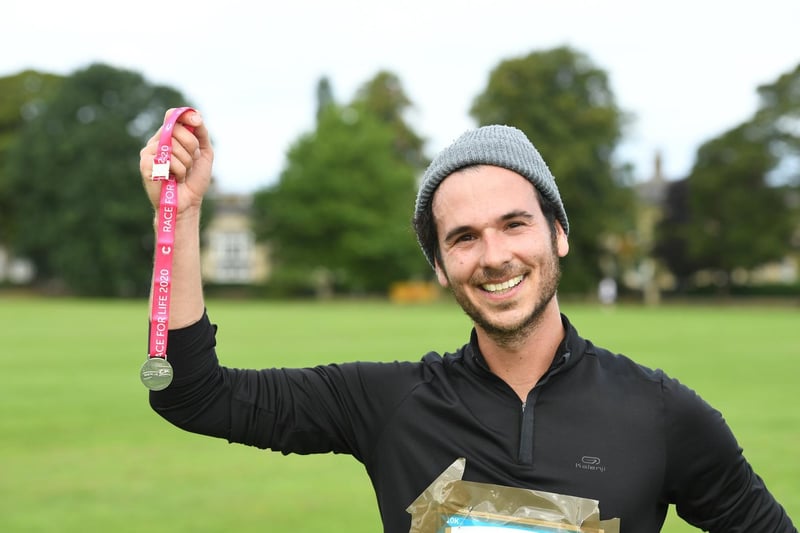 Winner of the Race For Life 10km - Tristan Hooper