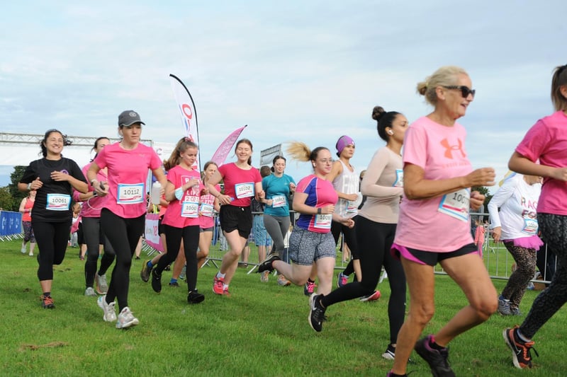 Around 1,000 people took part in this year's Race For Life where over £30,000 was raised for Cancer Research UK