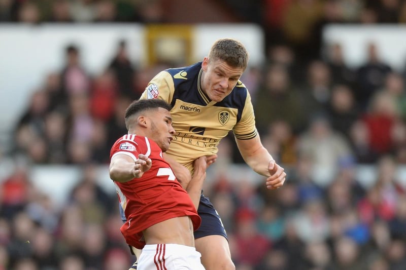 Matt Smith rises high above Nottingham Forest's Jamaal Lascelles during the Championship clash at the City Ground in December 2013.