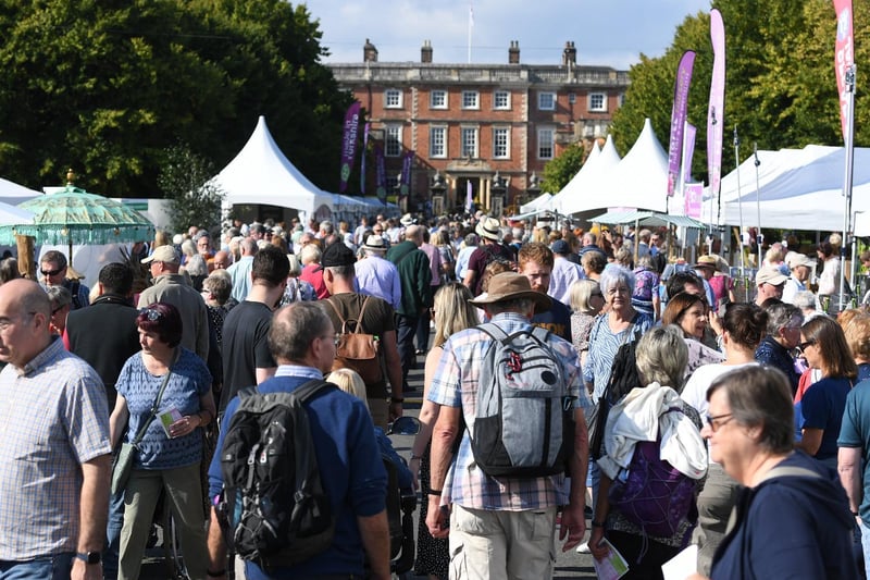 Crowds flock to the show at Newby Hall and Gardens