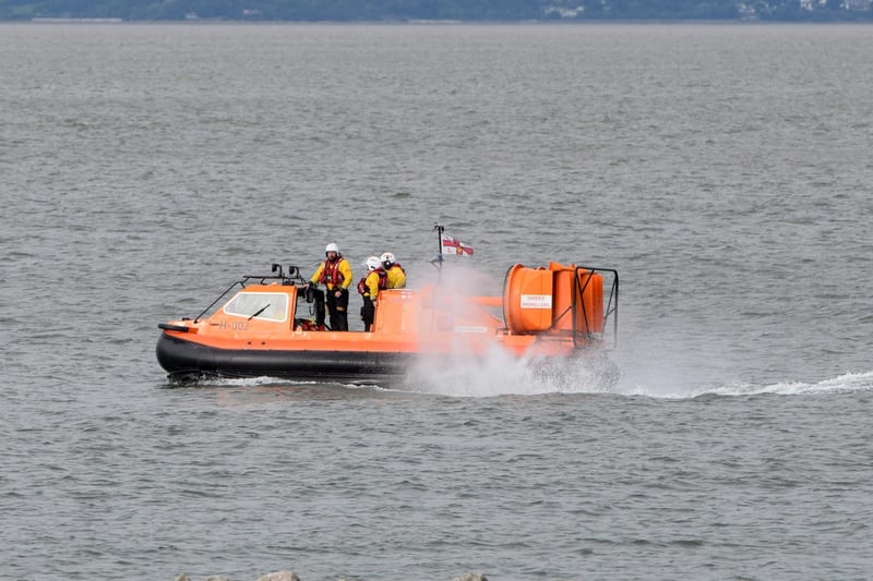 The new lifeboat on its maiden voyage. Photo by Chris J Coates