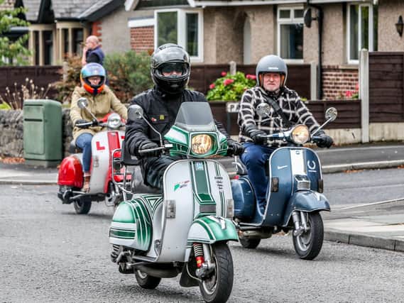 The arrival of mods 2021. Picture by David Johnston