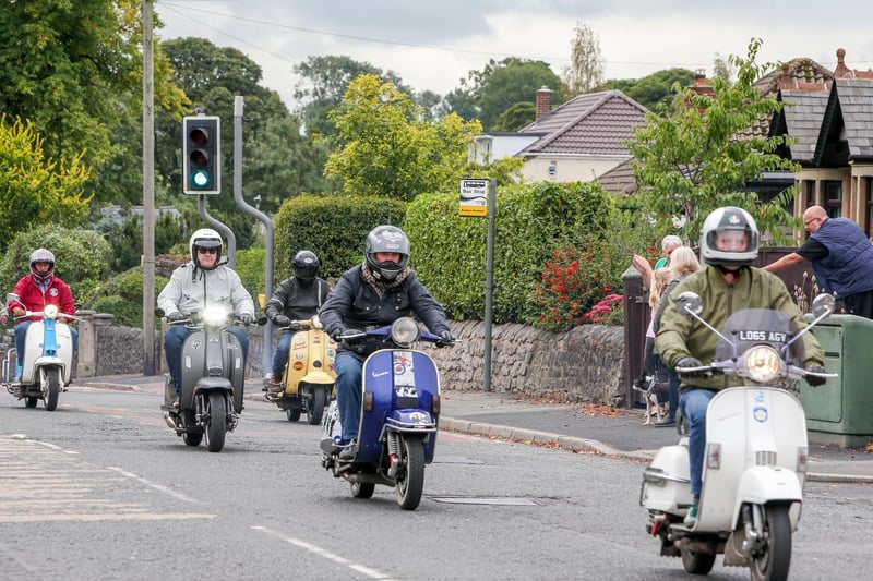The arrival of mods 2021. Picture by David Johnston