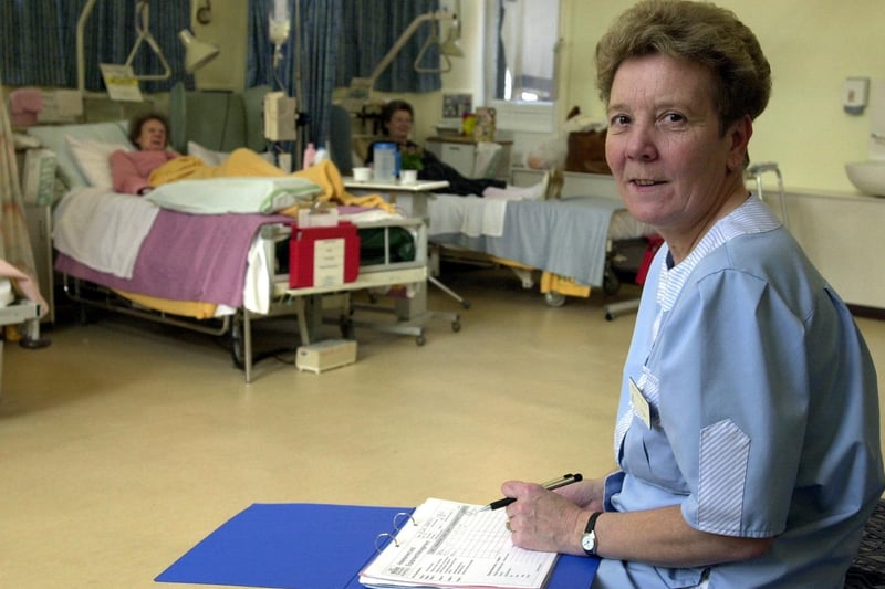 Mixed-sex wards were to end at Leeds General Infirmary. Pictured us Sister Bonnie Wild who worked in ward 36