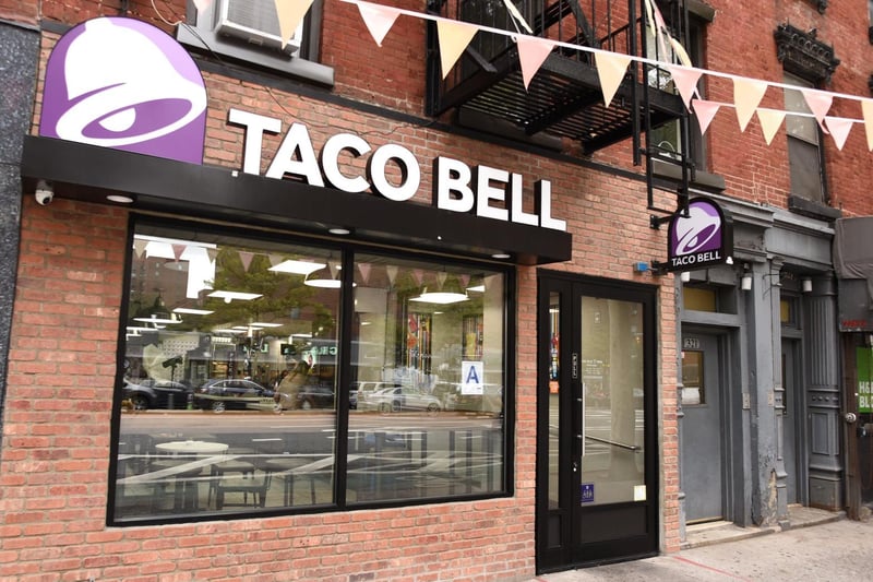 Taco Bell is located in the St. John's Centre on Merrion Street.The quesadilla cravings box costs £8.50.