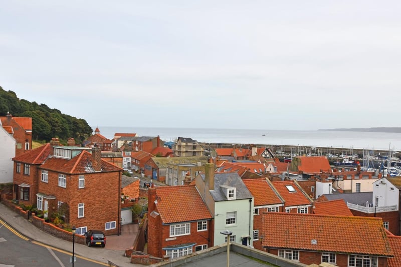 An alternative view over the town to the sea.