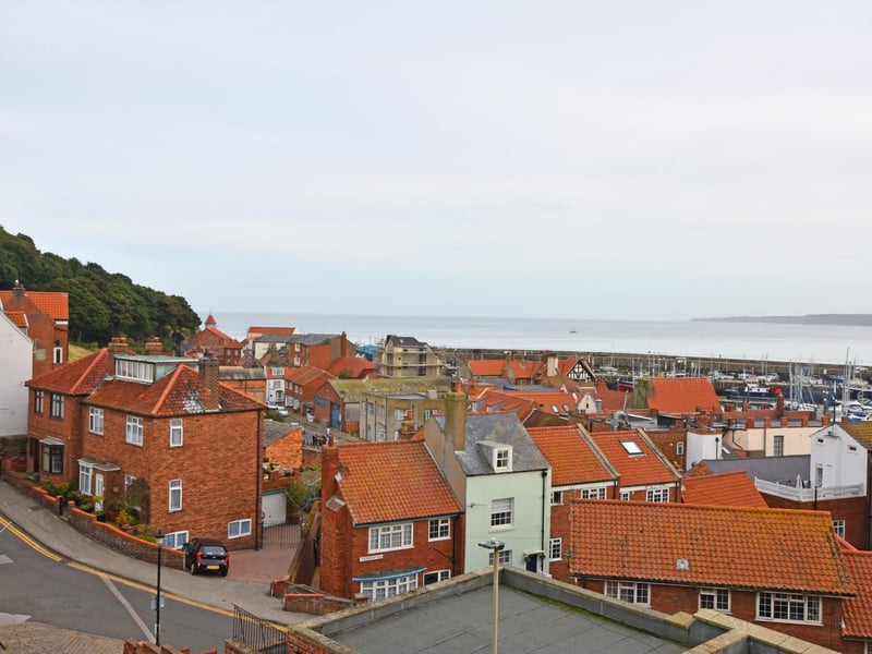 An alternative view over the town to the sea.