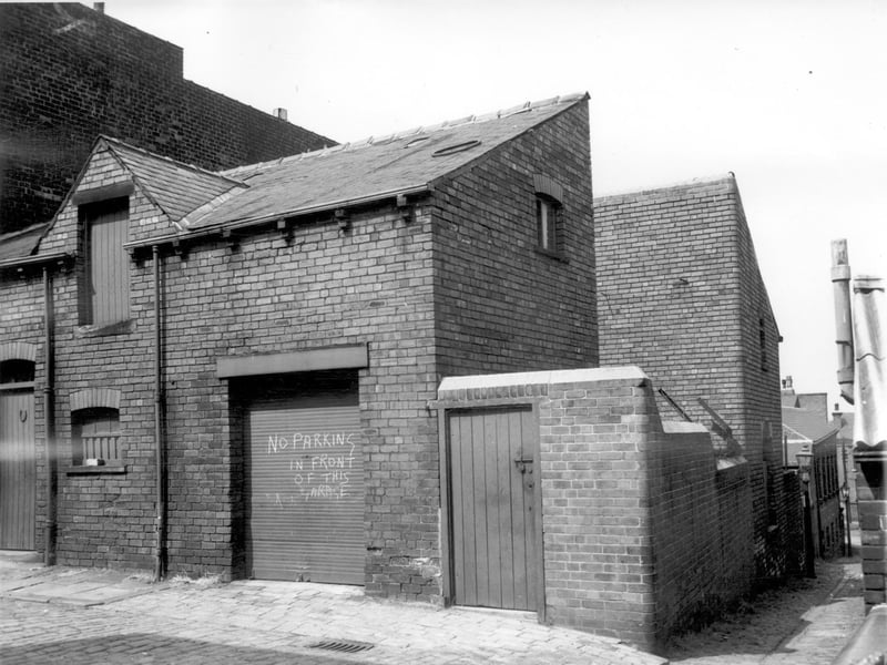 Back Malvern Road off St Luke's Road pictured in July 1964.
