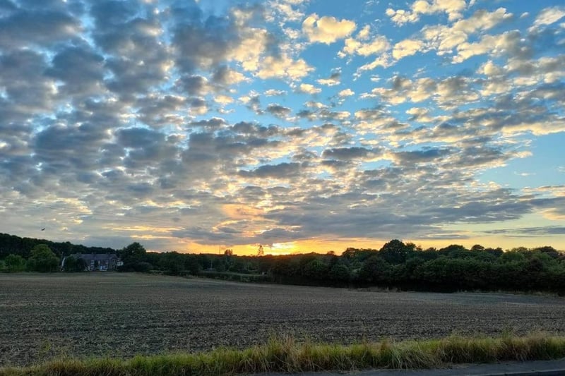 Jude Fitzgerald shared sunset over Newmillardam.