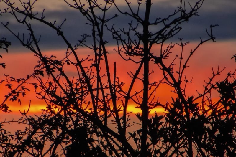 Nicola Lee shared her photo of a Walton sunset.
