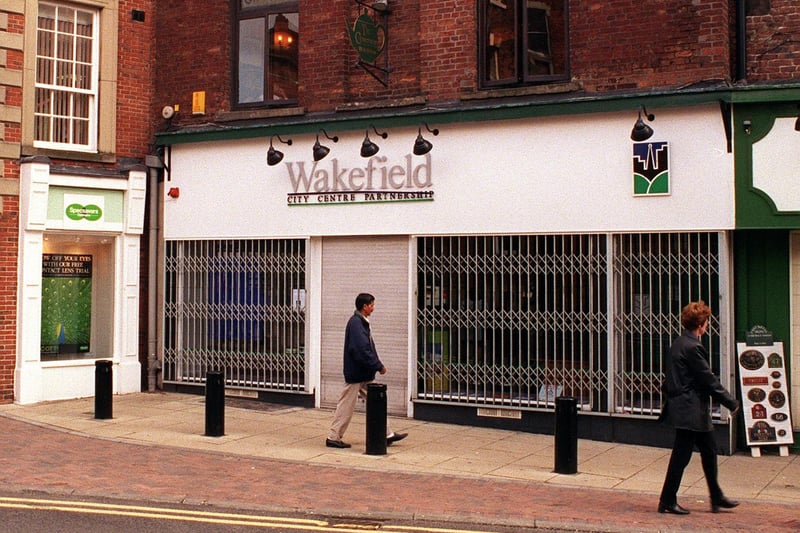 The Wakefield City Centre Partnership shop on Marygate pictured in October 1999.