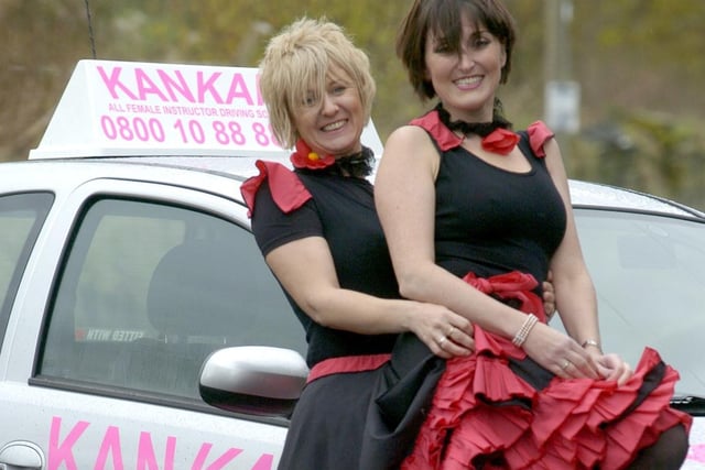 This is Jo Dixon (left) and Beverley Midgley who in November 2005 launched all- female instructor driving school called KanKan.