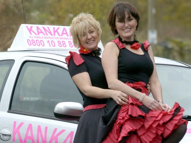 This is Jo Dixon, left, and Beverley Midgley who in November 2005 launched all- female instructor driving school called KanKan.