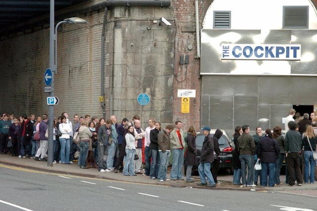 Long queues as Kaiser Chiefs tickets went on sale at The Cockpit in November 2005.