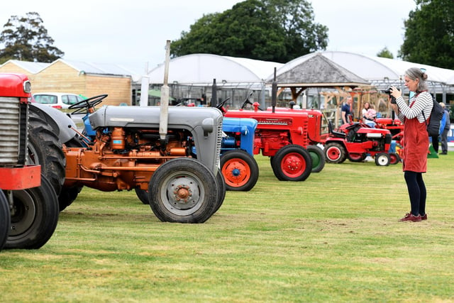 Hundreds of people flocked to the show organised by the West Yorkshire Vintage Tractor and Engine Club