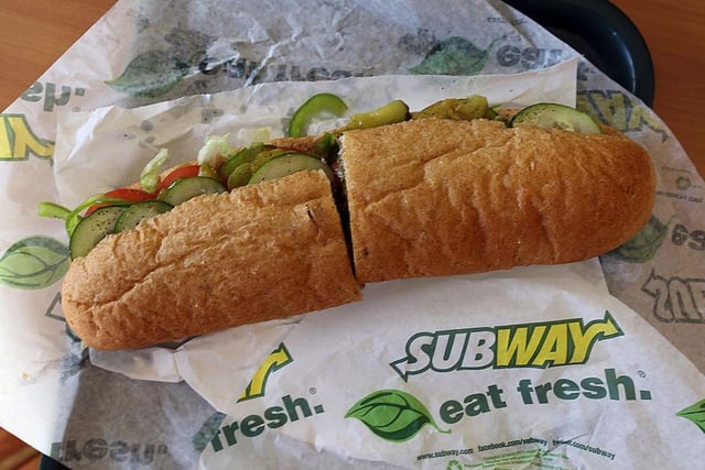 Subways Footlong Sun and a side was the seventh most popular order in Blackpool.