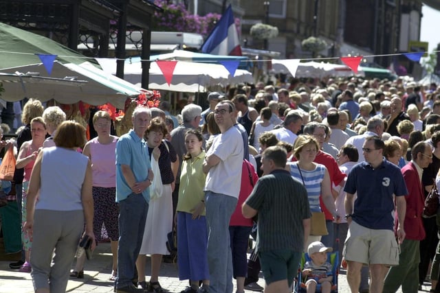 Hundreds turned out to enjoy Morley's French market in July 2002. Were you one of them?