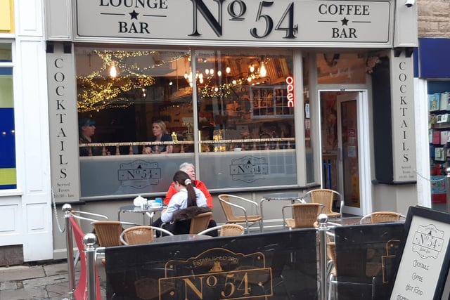 No 54 on Baxtergate is one of Whitby's newer coffee shops.